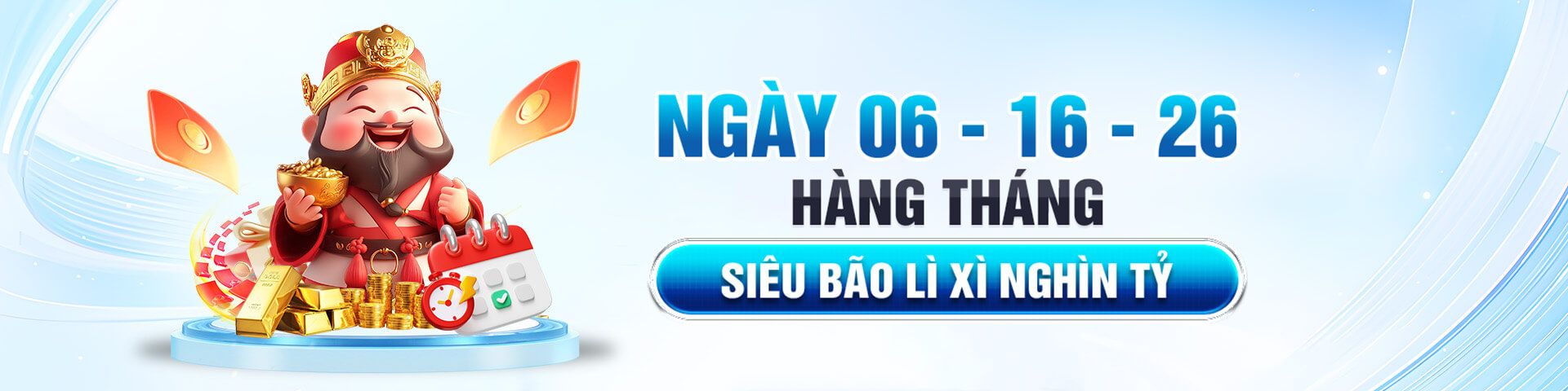 Siêu bão lì xì nhà cái KUWIN hàng tháng
